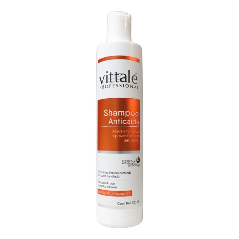 Shampoo Vittale Anticaída 320mL Libre de Parabenos y Crueldad