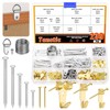 Tanstic 239 Pieces Picture Hanging Kit, Picture Hanger with D-Ring,