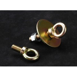 RaceQuip Harness Mounting Hardware 7/16-20 Long Eye Bolt Kit with Washer and Nut 1 7/8" Long Shank Forged 700060