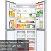 OPXELUYO Refrigerator Bulbs AC 100-265V 3.5W KEI D34L Equivalent to