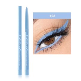 Blue Electronic Technology Company Colourful Retractable Eyeliner Eye Shadow Pencil, Natural Matte Long Lasting Metallic Eyeliner Pencil Glitter Eyeliner (8)