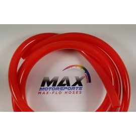 MAX-FLO 4'ft x 1/4" x 3/8" RED Fuel Line Gas Tube Hose Motorcycle Bike Scooter ATV UTV