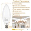 comzler Type B Small Light Bulb, Candelabra LED Light Bulb