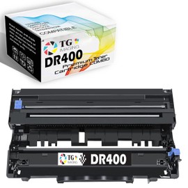 TG Imaging Compatible DR400 Drum Replacement for Brother DR-400 Drum Unit for DCP-1200 HL 1230 1240 1440 1470 MFC 8300 8500 8600 9600 9700 9870 P2500 IntelliFax-4100E 4750E 5750E Printer (1Pack,Black)