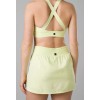 prAna Women's $69 Peak To Pavement Skort in Lime Squeeze
