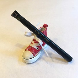 TOP MEISTER S12M-SCLCR09 Slow Away Bite for Inner Diameter Machining, Compatible with 80° Rhombic Tips, Steel Tip (0.5 inch (12 mm) Shank)