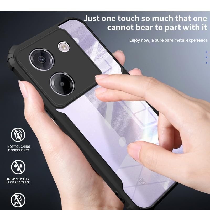 POCO M7 Pro 5G Case, AFINER, Lightweight, Ultra-thin, TPU+PC Transparent