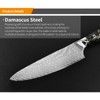 8 Inch Professional Damascus Steel Kitchen Chef Knife with Resin