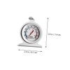Mikinona 2 Stainless Steel Oven Thermometers Large Easy-to-Read Display for