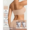 OEAK Strapless Bras for Women Wireless Bandeau Bra Non Slip