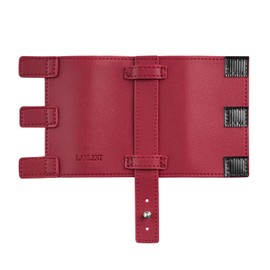 Portable Coffee Grinder Leather Case, Fits up to Diameter of 2 Inch Coffee Bean Grinder, Special Leather Case for Hand Grinder Lovers Present, Anti- collision and Wear-resistant (Red)