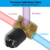 HAMOLER Single Handle Tub Shower Valve Mixer Single Function Shower