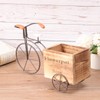 Bike Flower Pot Bicycle Planter Wooden Flower Box Tricycle Plant