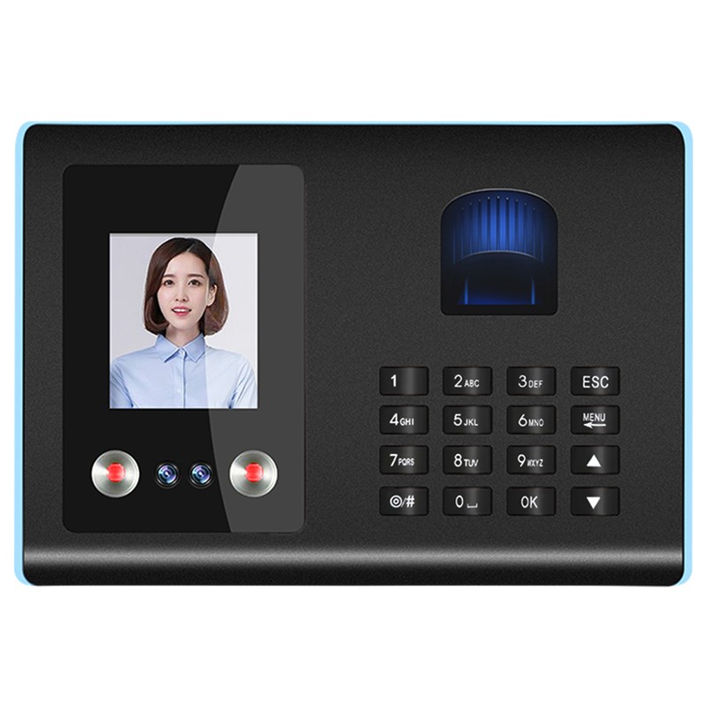 Intelligent Attendance Machine Face Fingerprint Password Recognition Mix Biometric Time