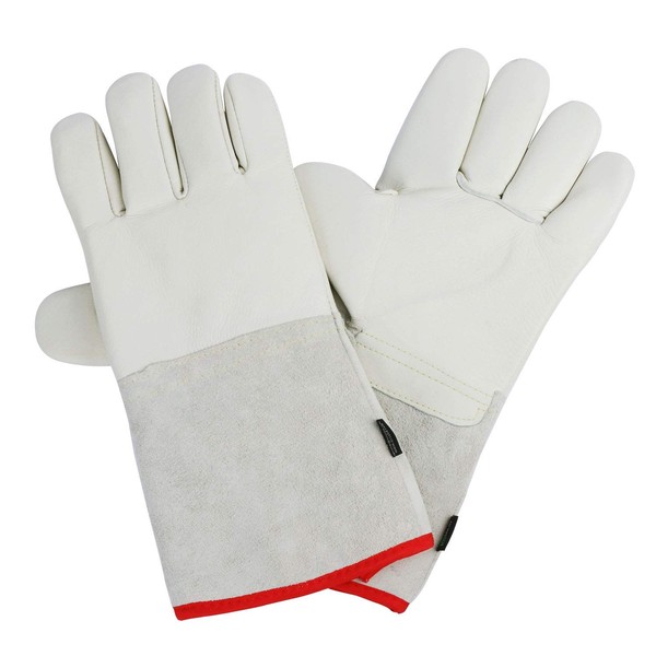U.S. Solid 13.8"/35cm Long Cryogenic Gloves LN2 Liquid Nitrogen Protective Gloves from