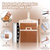 Leozzo Sliding Pizza Peel, Pizza Slider Paddle with Pizza Cutter