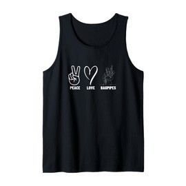 Bagpiper Peace Love Bagpipes Proud Men Bagpipe Player Tank Top