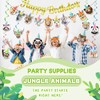 Bluegogo Safari Animals Birthday Party Banner with 10 Style Banners,