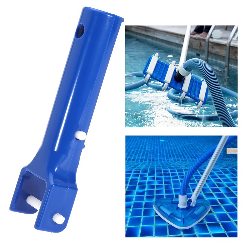Nayciiy 2 Pcs Pool Vacuum Head Handle with 4 Pcs