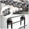 sourcing map 5Pcs 085-1/#41-1 Chain Offset Half Link Roller 1/2"