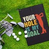 GEYGIE Your Hole is My Goal Printed Microfiber Golf Towel,