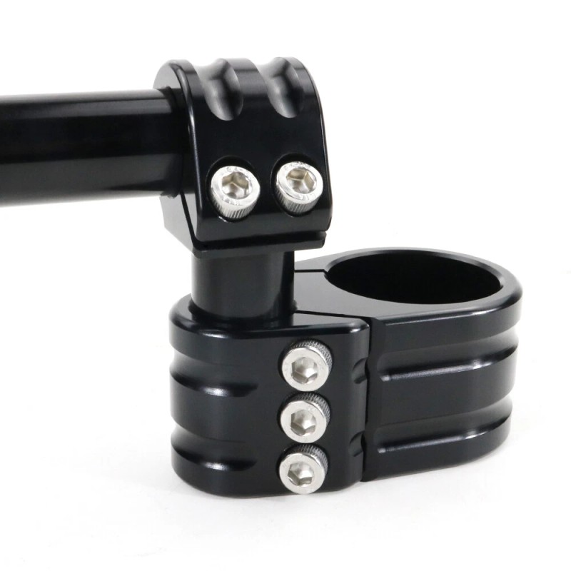 xitomer 53mm Motorcycle Separate Racing MultiClip Clip Ons Adjustable Removal