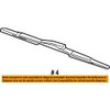 General Motors 19120758, Windshield Wiper Blade