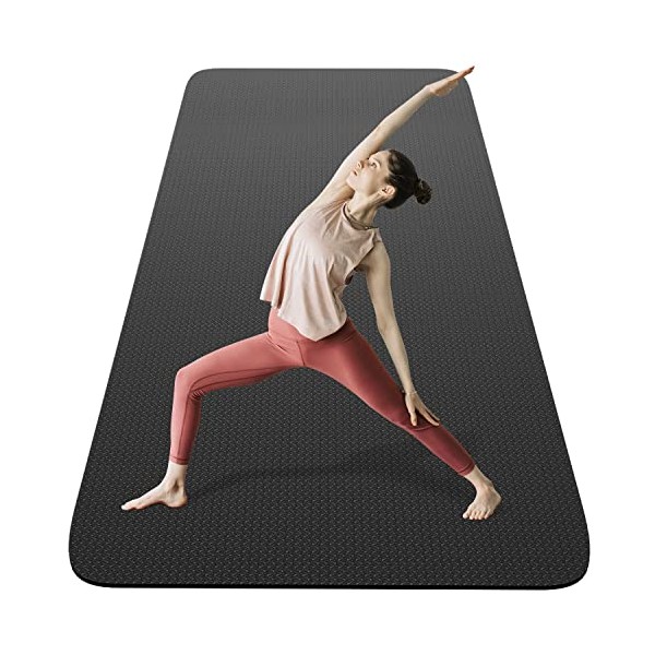FrenzyBird 6’x4’ Large Yoga Mat ¼” Extra Thick Exercise Mat