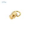 sourcing map 2Pcs Brass Rivets Stud Screw, 13mm Solid Brass