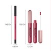 12Pcs Lip Liner and Lipstick Set, 6 Velvety Matte Liquid