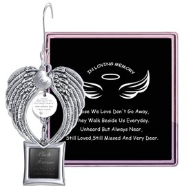 Dad Memorial Gifts Christmas for Dad Memorial Gifts for Loss of Father Christmas in Heaven Christmas in Heaven Ornament Christmas Ornaments Dad Angel in Heaven (Make a Wish dad)