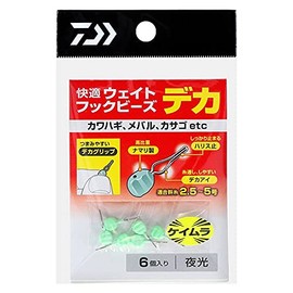 DAIWA Comfortable Weight Hook Bead Deca, Luminous