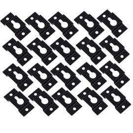 Gadpiparty 20pcs Heavy Duty Iron Keyhole Speaker Hangers Sturdy Wall Brackets for Shelves Cabinets Picture Frames and Audio Speakers Resistant Design