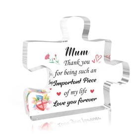 Mothers Day Gifts for Mum,Mother's Day Gift,Present for Mum,Mummy Gifts,Mum Meaningful Christmas Birthday Xmas Valentines Gifts for Mum Gifts from Daughter Son,Mothers Day Decorations Acrylic Plaques