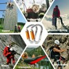 FVW 4 Pieces Heavy Duty Climbing Carabiners, 25KN Auto Locking