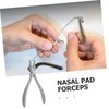 SHINEOFI Stainless Steel Eyeglass Nose Pad Plier Repair Tool for