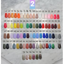 Basic one color tip (10 pieces) Colorful restaurant - long stiletto / 기본 원컬러팁 (10피스) 컬러 맛집 - 롱스틸레토