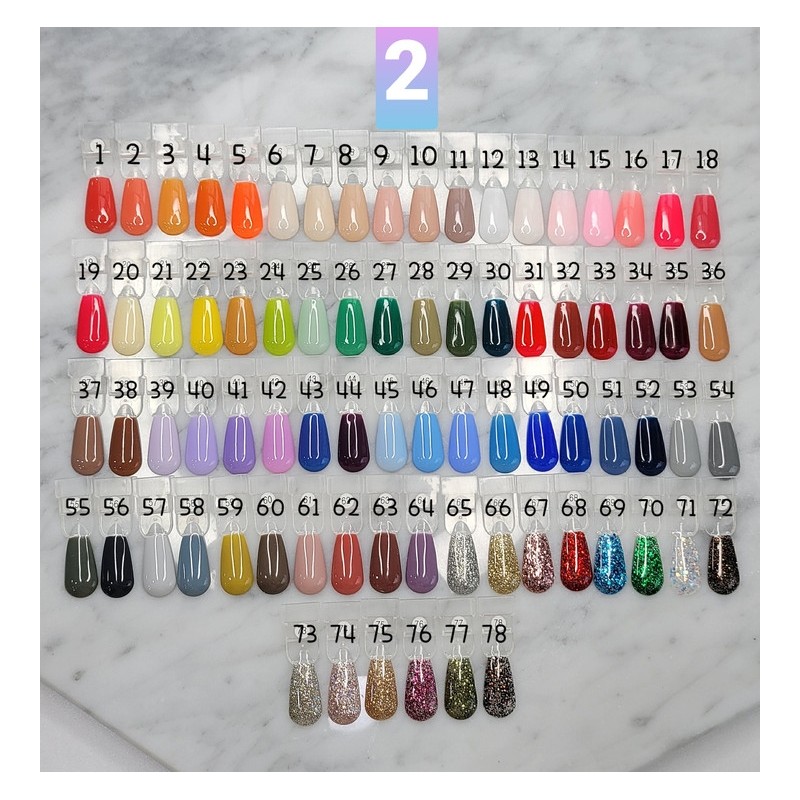 Basic one color tip (10 pieces) Colorful restaurant - long
