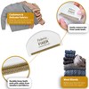 Cashmere Sweater Comb for Pills and Fuzz with Brass Teeth