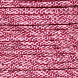 PARACORD PLANET Heart Pattern 550 Paracord – 4mm 7-Strand Nylon Rope for Crafts, Bracelets, Keychains, and Outdoor Use – Strong Survival Cord in Fun Valentine Colors – 10ft to 1000ft Hanks & Spools