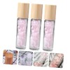 Mikinona 10ml Pink Crystal Stone Roller Bottle Set Roll-on Cosmetic