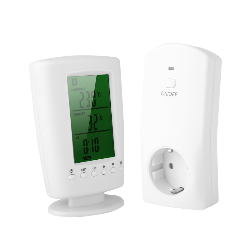 Programmable Wireless Thermostat & Socket Household Intelligent Socket
