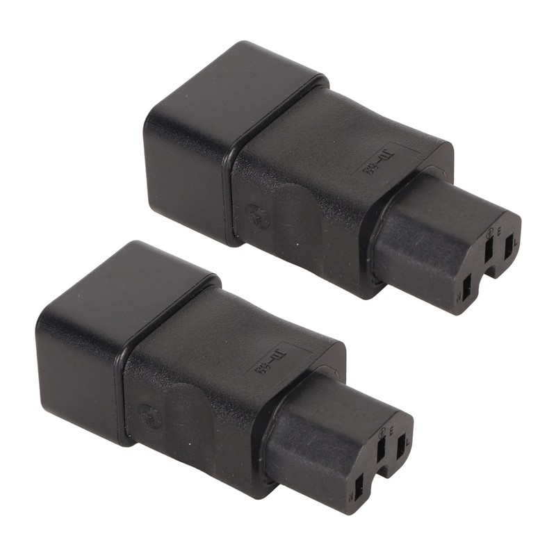 2pcs IEC320 C20 to IEC320 C15 Power Adapter Professional Standard