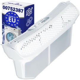 Tumble Dryer Lint Filter with the Original Code 00752387 752387 for Bosch for Siemens Avantixx Maxx Serie 4 Serie 6 iQ300 iQ500 iQ700 - MADE IN EU - Warranty 10 Years - MONTERAL