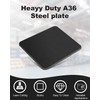 AOKLIT 2 Pcs 6" x 6"x1/4" Steel Plate, A36 Square