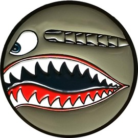 U. S. Air Force Shark Golf Ball Marker and USA Round Hat Clip