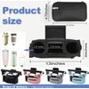 QOOWFEANIG Universal Stroller Organizer with Insulated Cup Holder 13.3×4.7×5.9in Large