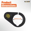 GPS Pole Bubble Level | 40 Min Accuracy for 32mm