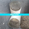 PVC Termination Vent Mesh Cap, 2.88 to 3.51in Rust-Proof Stainless