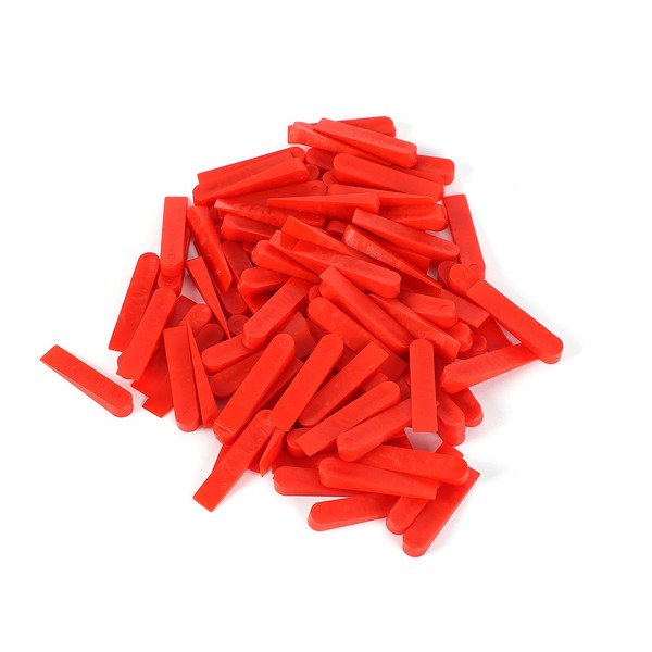 lifactlab. Tile Spacers Multi-Purpose Wedge Leveling Gap Adjustment Wedge Red